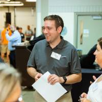 Guests at the Engineering Design Project Preview Event